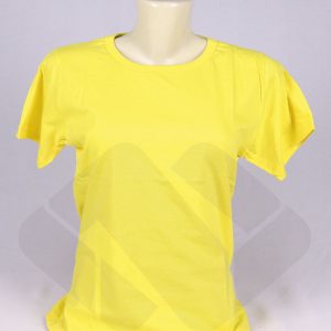 Camiseta Feminina Personalizada Amarela