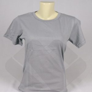 Camiseta Feminina Personalizada Cinza Médio