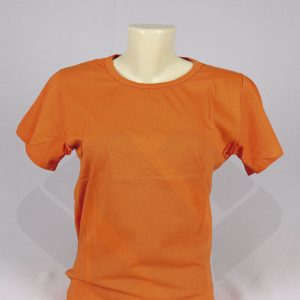 Camiseta Feminina Personalizada Laranja