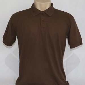 Polo Personalizada Marrom Escuro