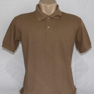 Polo Personalizada Marrom Claro