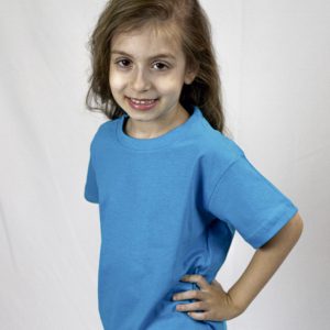 Camiseta Personalizada Infantil Azul Turquesa
