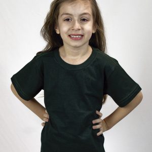 Camiseta Personalizada Infantil Verde Musgo
