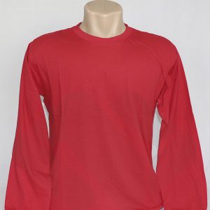 Camiseta Personalizada Manga Vermelha