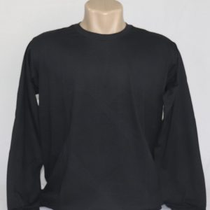 Camiseta Personalizada Manga Longa Preta