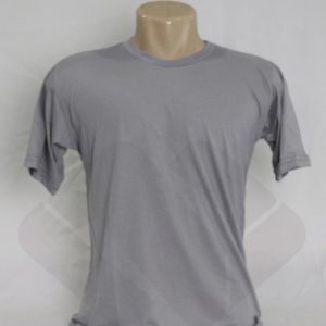 Camiseta Poliéster Personalizada Cinza Médio